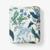 The Company Store Peacock Classic Smooth Sateen Fitted Bed Sheet In Blue/green/teal