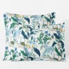 The Company Store Peacock Classic Smooth Sateen Sham In Blue/green/teal