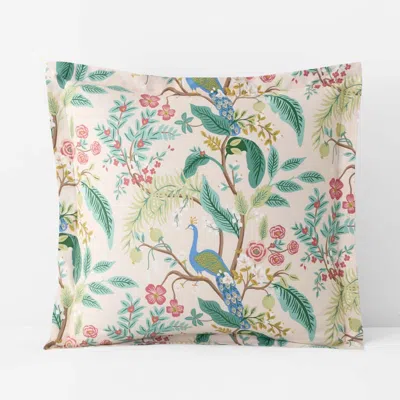 The Company Store Peacock Classic Smooth Sateen Sham In Multi