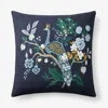 The Company Store Peacock Decorative Square Pillow Cover In Blue/green/teal