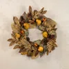 The Company Store Pear & Pomegranate Wreath In Green