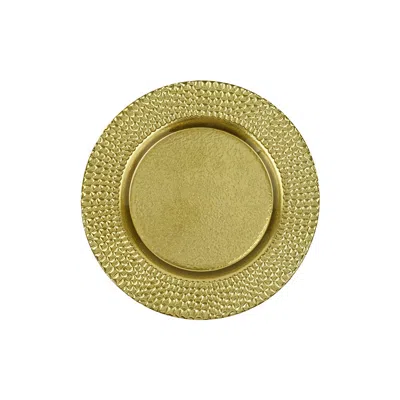 The Company Store Pelli Glass Salad Plate In Yellow