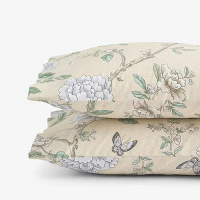 The Company Store Peony Garden Premium Smooth Wrinkle-free Sateen Pillowcase Set In Multi