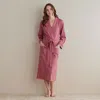 The Company Store Pima Cotton Kimono Robe In Pink