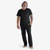 The Company Store Pima Cotton Mens Pajama Set In Black