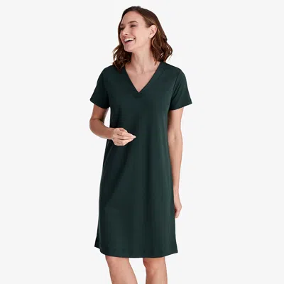 The Company Store Pima Cotton Nightshirt In Evergreen