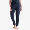 The Company Store Pima Cotton Tapered Pants In Blue