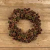 The Company Store Pinecone & Moss Wreath In Brown