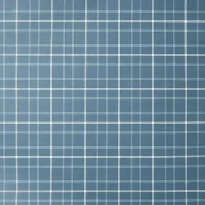 The Company Store Plaid Traditional Wallpaper In Blue