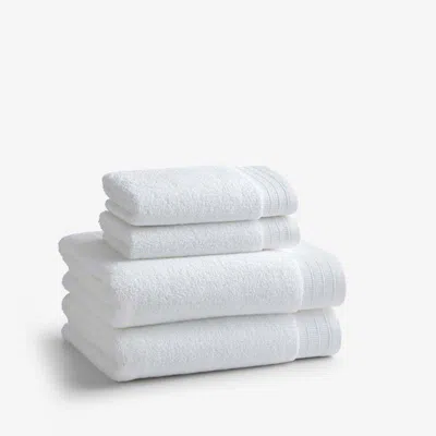 The Company Store Plush Spa Solid 4-piece Bath & Hand Towel Set