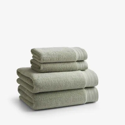 The Company Store Plush Spa Solid 4-piece Bath & Hand Towel Set
