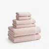 The Company Store Plush Spa Solid 6-piece Bath Set In Pink