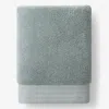 The Company Store Plush Spa Solid Bath Sheet In Blue