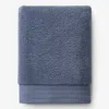 The Company Store Plush Spa Solid Bath Sheet In Blue