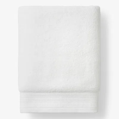 The Company Store Plush Spa Solid Bath Sheet In White