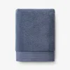 The Company Store Plush Spa Solid Bath Towel In Blue