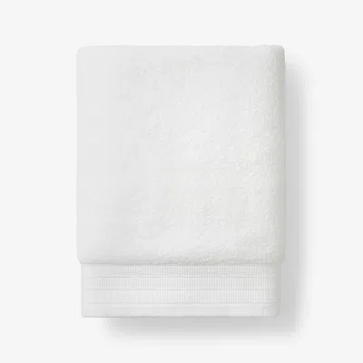 The Company Store Plush Spa Solid Bath Towel In White