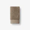 The Company Store Plush Spa Solid Hand Towel In Brown