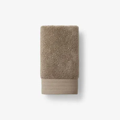 The Company Store Plush Spa Solid Hand Towel In Brown