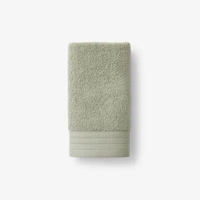 The Company Store Plush Spa Solid Hand Towel In Green