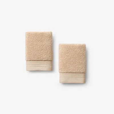 The Company Store Plush Spa Solid Washcloths, Set Of 2