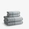 The Company Store Plush Spa Stripe 4-piece Bath & Hand Towel Set