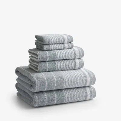 The Company Store Plush Spa Stripe 6-piece Bath Set