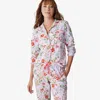 The Company Store Poplin Women's Pajama Set In Pink