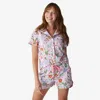 The Company Store Poplin Women's Short Set In Pink