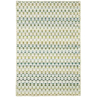 The Company Store Poppy Handwoven Wool Rug In Green