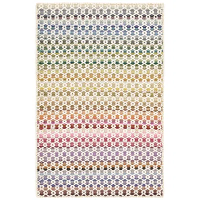 The Company Store Poppy Handwoven Wool Rug In Multicolor