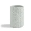 The Company Store Porcelain Lattice Tumbler In White