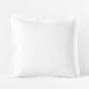 The Company Store Premium Breathable Relaxed Linen Sham In White