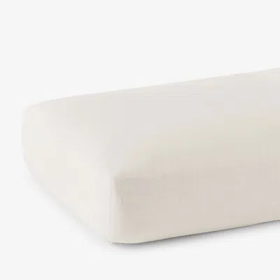The Company Store Premium Breathable Relaxed Linen Solid Fitted Bed Sheet In Beige