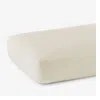 The Company Store Premium Breathable Washed Linen Solid Fitted Bed Sheet In Beige
