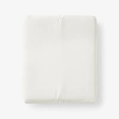 The Company Store Premium Cool Organic Cotton Percale Percale Fitted Bed Sheet In Ivory