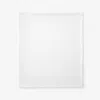 The Company Store Premium Cool Organic Cotton Percale Percale Flat Bed Sheet In White