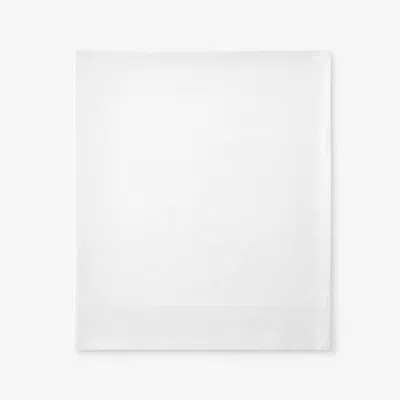 The Company Store Premium Cool Organic Cotton Percale Percale Flat Bed Sheet In White