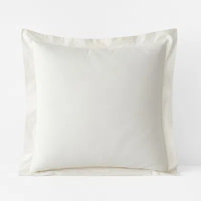 The Company Store Premium Cool Organic Cotton Percale Percale Sham In Ivory