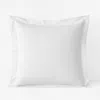 The Company Store Premium Cool Organic Cotton Percale Percale Sham In White