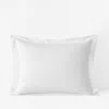 The Company Store Premium Cool Organic Cotton Percale Percale Sham In White