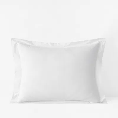 The Company Store Premium Cool Organic Cotton Percale Percale Sham In White