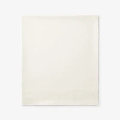 The Company Store Premium Cool Supima® Cotton Percale Deep Pocket Flat Bed Sheet In Ivory