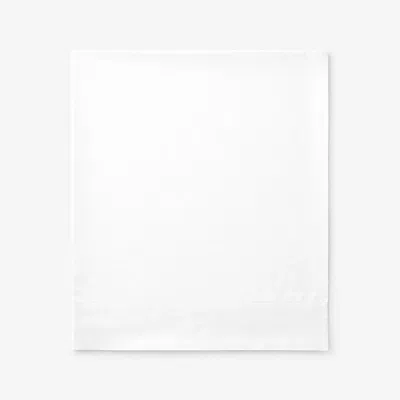 The Company Store Premium Cool Supima® Cotton Percale Deep Pocket Flat Bed Sheet In White