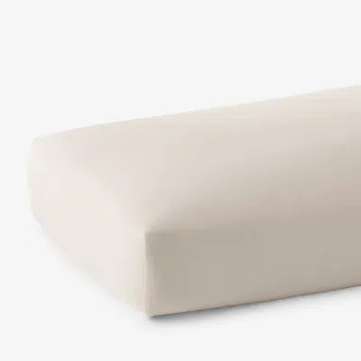 The Company Store Premium Cool Supima® Cotton Percale Fitted Bed Sheet In Beige