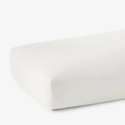 The Company Store Premium Cool Supima® Cotton Percale Fitted Bed Sheet In Ivory