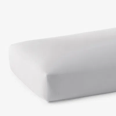 The Company Store Premium Cool Supima® Cotton Percale Fitted Bed Sheet In Pearl Gray