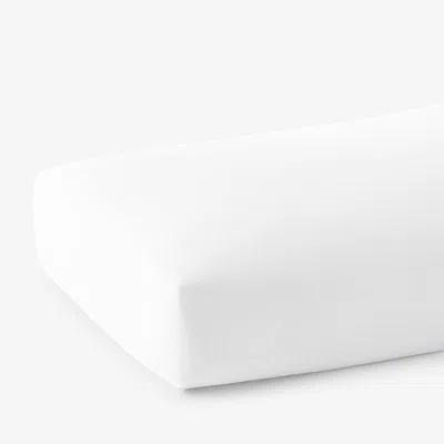 The Company Store Premium Cool Supima® Cotton Percale Fitted Bed Sheet In White