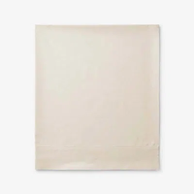 The Company Store Premium Cool Supima® Cotton Percale Flat Bed Sheet In Beige