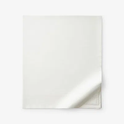 The Company Store Premium Cool Supima® Cotton Percale Flat Bed Sheet In Ivory